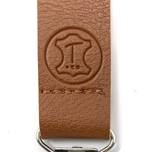 Pacifier Clip | Vegan Leather | Cinnamon | Tannery