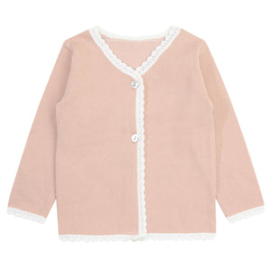 Baby Girl Knit Set | Scallop Edge | Blush | Kipp | SS23