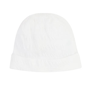 Baby Neutral Romper + Hat | Textured | White | Kipp | SS23