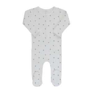 Baby Boy Layette Set | Ribbed Cotton | Tulip | Blue/Blue | Ely's & Co. | SS23