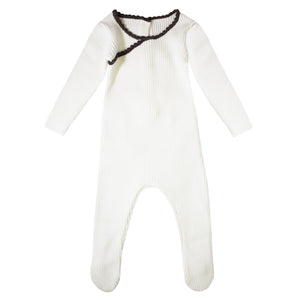 Baby Knit Layette Set | Ball Rib | White | Kipp | AW22