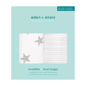 Muslin Swaddle | Dusty | 2 Pack | Aden & Anais