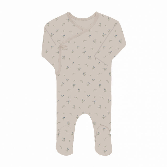 Baby Boy Layette Set | Jersey Cotton | Printed Ginkgo | Tan | Ely's & Co. | SS23