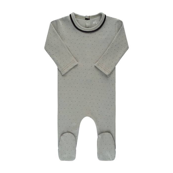 Baby Boy Gift Set | Black Pindot | Blue | Ely's & Co. | AW22
