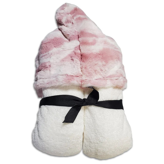 Baby Hooded Towel | Winx + Blinx | Marble Blush