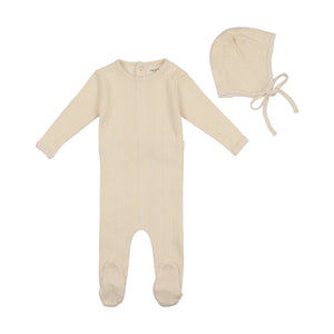 Baby Boy Layette Set | Cable Weave | Candle Light | Bee and Dee | AW22