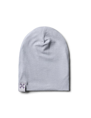 Baby Boy Beanie | Jacqueline & Jac | Ribbed | Silver