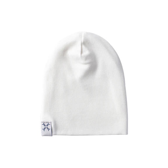 Baby Neutral Beanie | Jacqueline & Jac | Winter Knit | Natural White