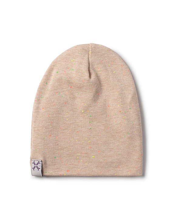 Baby Beanie | Jacqueline & Jac | Speckled Knit | Cream