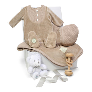 Baby Boy Gift Set | Noble Knit | Mushroom | AW22