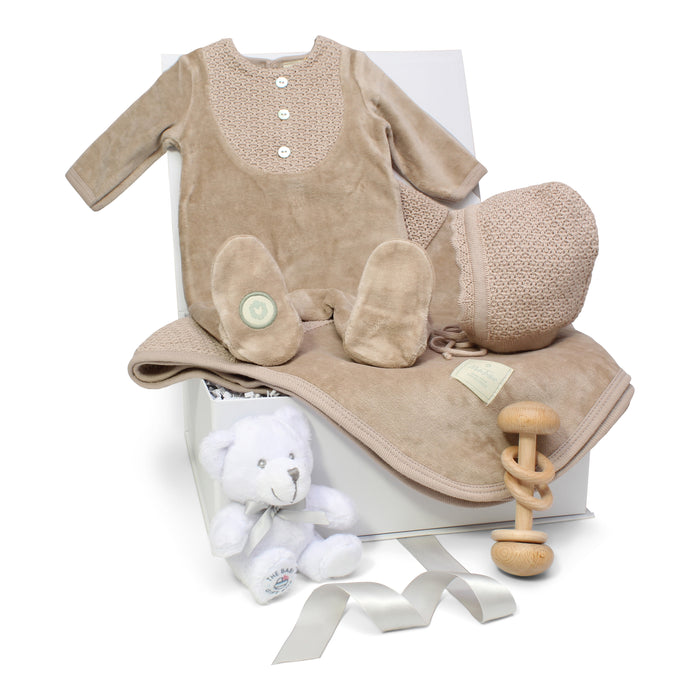 Baby Boy Gift Set | Noble Knit | Mushroom | AW22