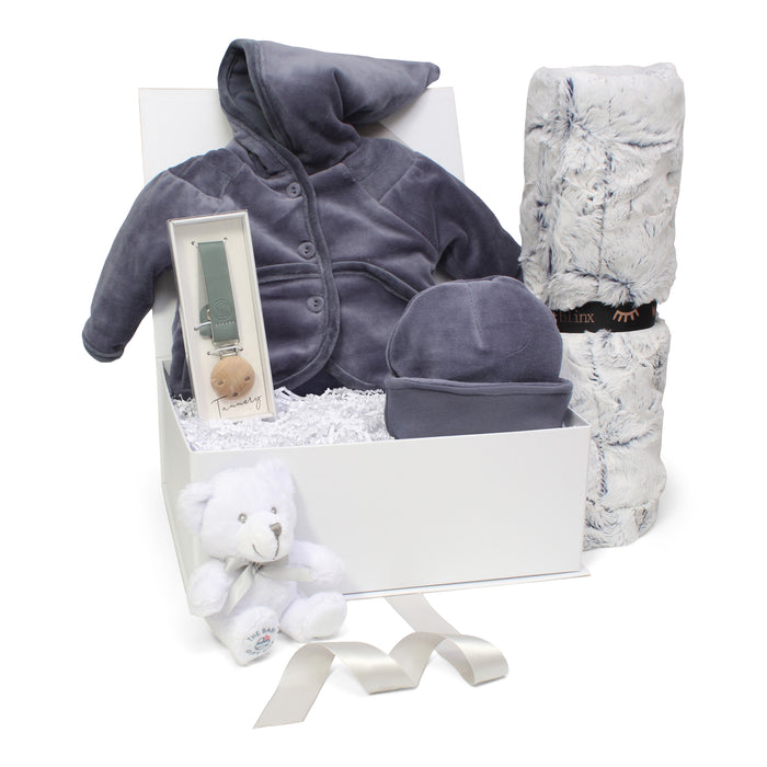 Baby Boy Gift Set | Cozy Class | Dusty Blue | AW22