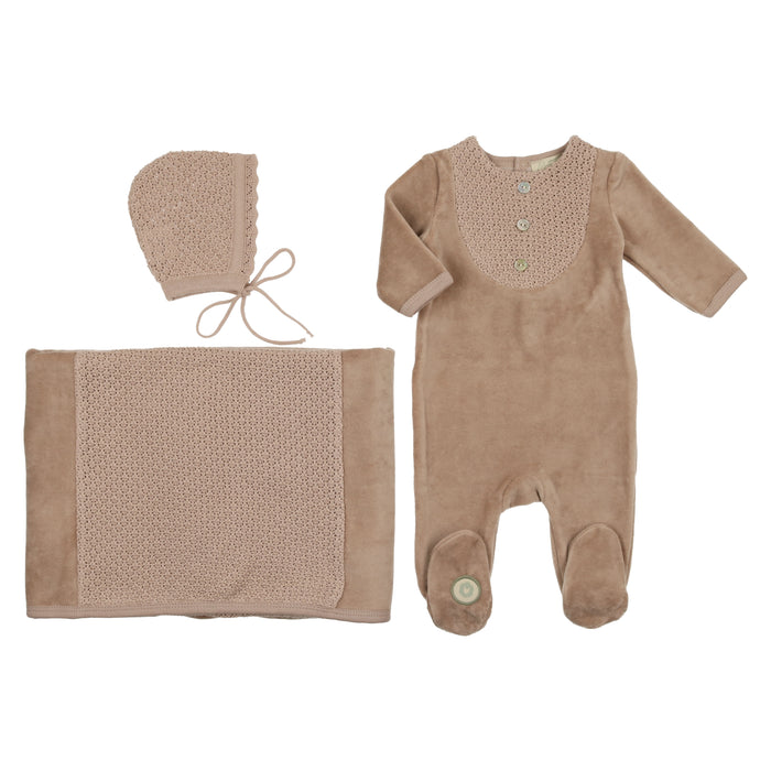 Baby Boy Layette Set | Knit for Nobility  | Mushroom | Mon Tresor | AW22