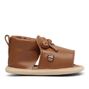 Baby Soft Sole Shoe | 'The August' By TBGB | Luggage Brown