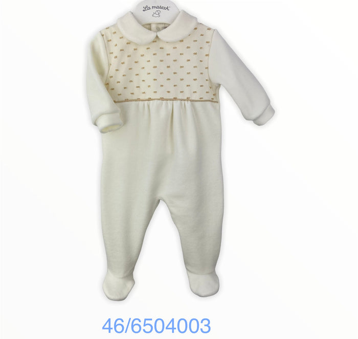 Baby Neutral Layette Set | La Mascot | Gold Speckle | White/Gold | AW22