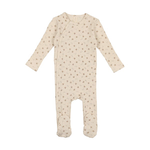 Baby Boy Footie | Side Snap | Ribbed | Brushwood | Lil Legs | SS23