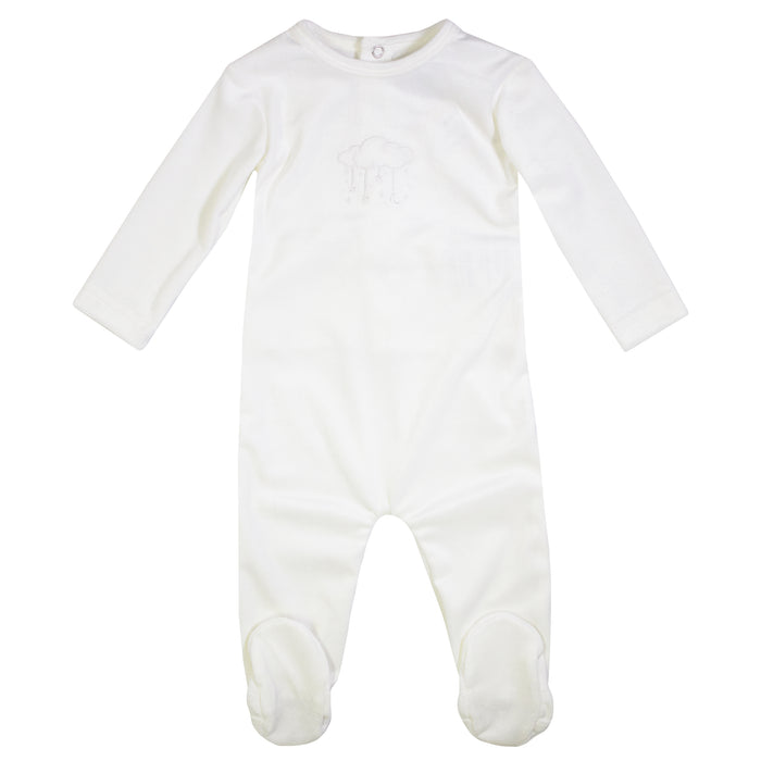 Baby Layette Set | Embroidered  | White/Blue | Kipp AW22