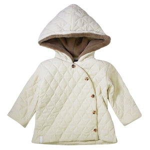 Baby Jacket And Blanket | Quilted | Natural | Kipp AW22