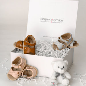 Baby Soft Sole Sandal | 'The Boho' By TBGB | Luggage Brown