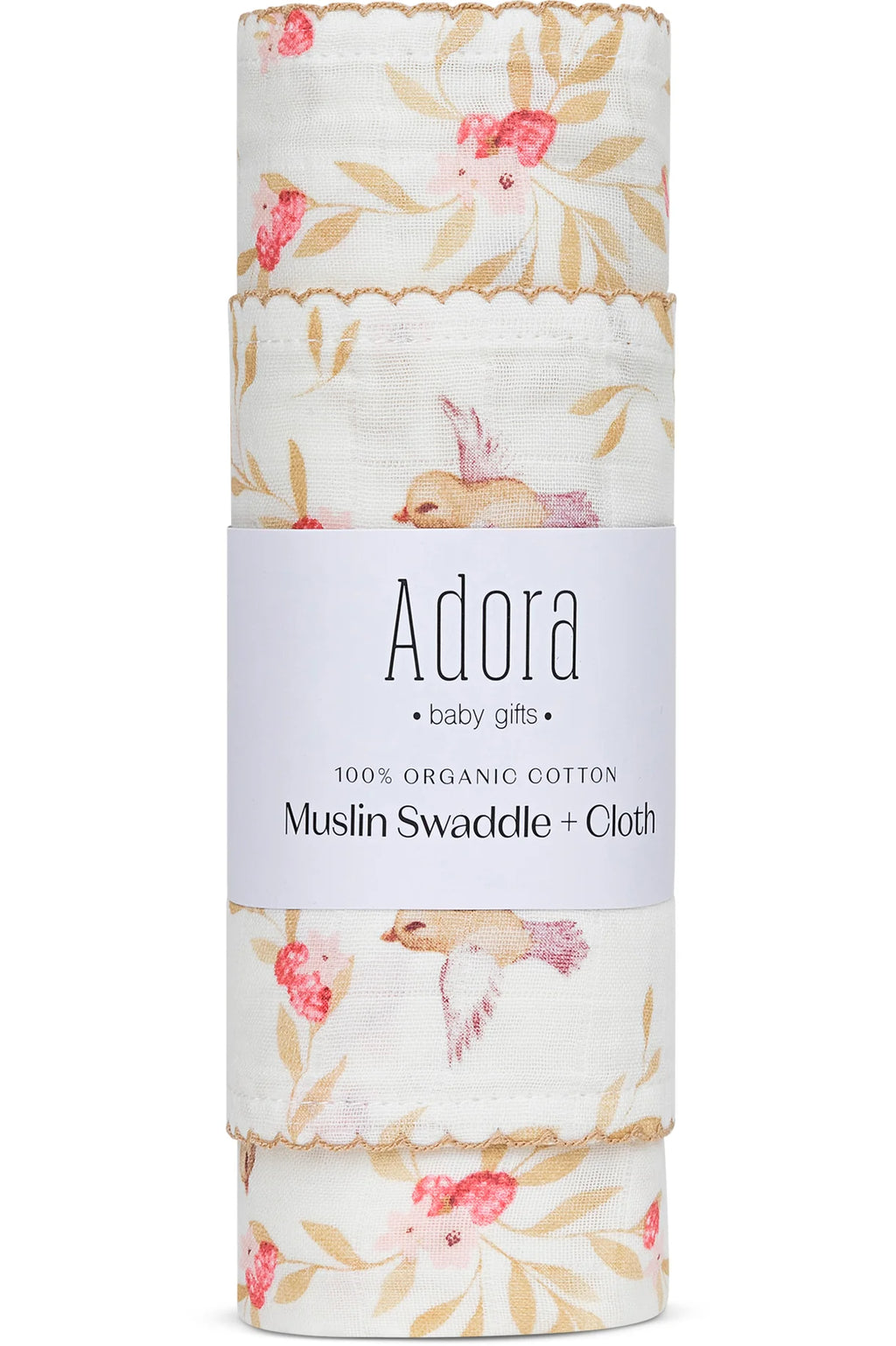 Swaddle Blanket + Cloth | Girls | Vine | Adora