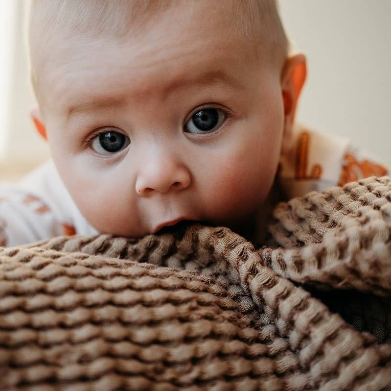 Waffle Blanket | Babymood | Mocca