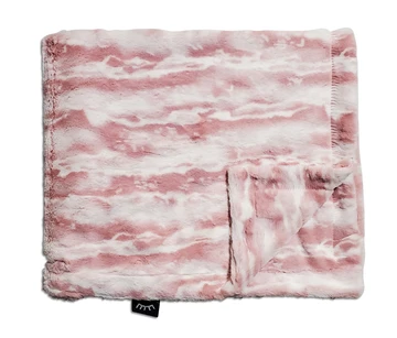 Baby Girl Blanket | Minky Plush | Marble Blush | Winx + Blinx