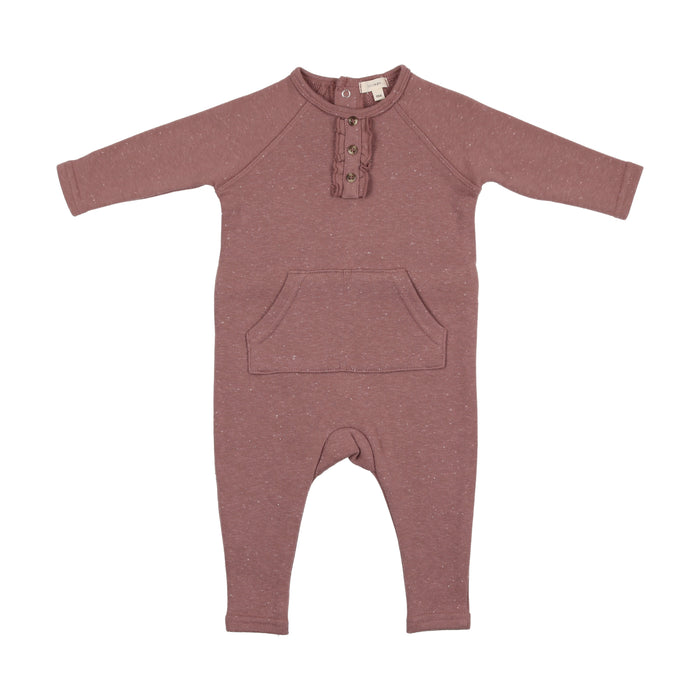 Baby Girl Romper | Footless | Berry Speckle | Lil Leggs | AW22