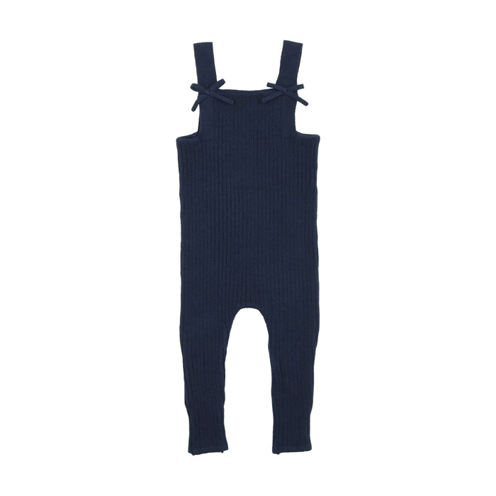 Baby Girl Overalls | Knit | Navy | Lil Leggs | AW22