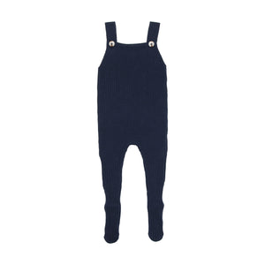 Baby Boy Overalls | Knit | Navy | Lil Leggs | AW22