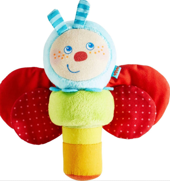 Baby Toy | Clutching Figure Caterpillar Mina | Haba