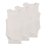 Undershirt 3 Pack/ Tank | Ivory | Ribbed  | Ely's & Co