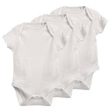 Undershirt 3 Pack/ Short Sleeve | Ivory | Ribbed | Ely's & Co