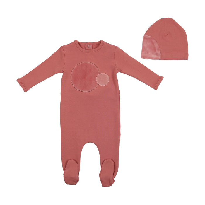 Baby Layette Set | Velvet dot | Rose Pink | Bee and Dee | AW22